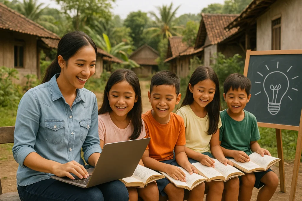 Mengoptimalkan Penggunaan Teknologi untuk Meningkatkan Literasi di Pedesaan